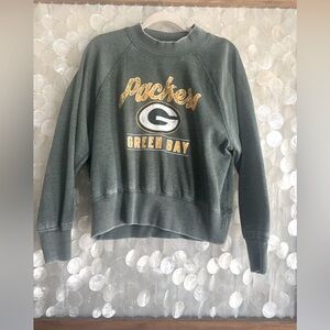 Packers vintage cropped crew neck